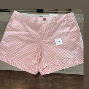 NWT Old Navy Shorts Pink & White Stripes